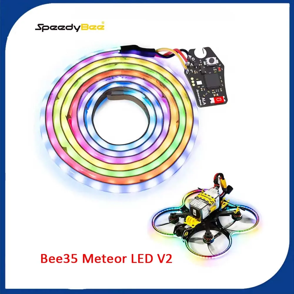 

SpeedyBee Light Беспроводные светодиодные ленты с метеоритом и управлением полетом Беспроводная настройка поддерживает с контроллером полета BOOT