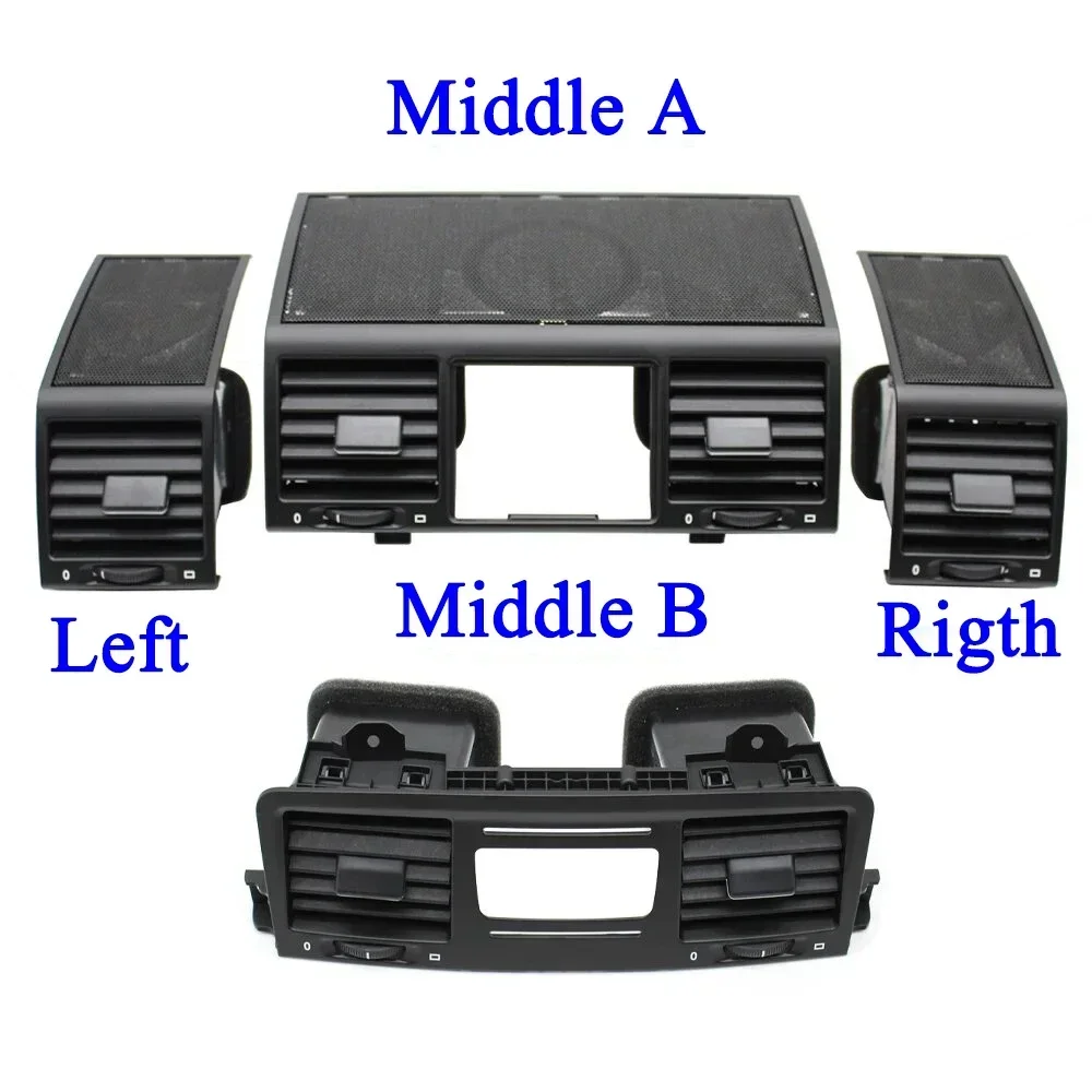 Dash Middle Air Vent Grille Complete Assembly Left Right AC Vent Outlet Replacement For Mercedes Benz G Class W463 4636807508