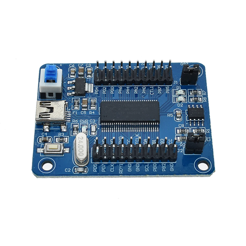 Resmi IEZ-USB FX2LP CY7C68013A USB Papan Inti Papan Pengembangan USB Logic Analyzer I2C Serial dan SPI Kualitas Tinggi Tersedia