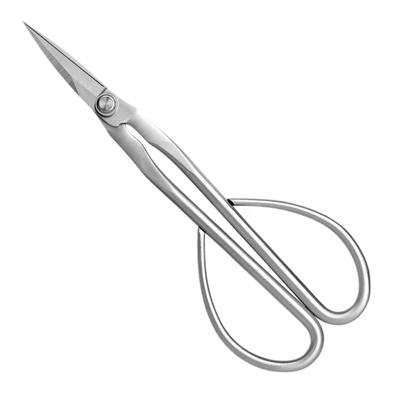 For Stainless Steel Gardening Scissors Flower Arrangement Bonsai, Pruning Branch Scissors Thickened Long Rod