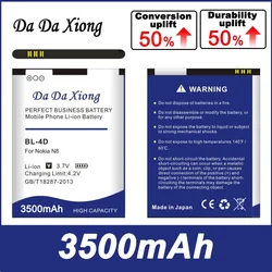 DaDaXiong 3500mAh BL-4D Li-ion Phone Battery For Nokia N97 Mini,N8,E5-00 E5 E7 T7