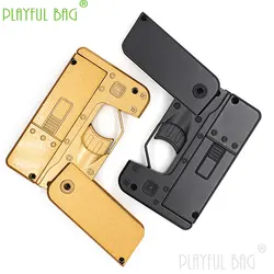 Outdoor Sports Toys Folding Gun Mobile Phone Pistol New Creative Spray 6mm Soft Rubber Ball Gift Model Intervention Boy ND14