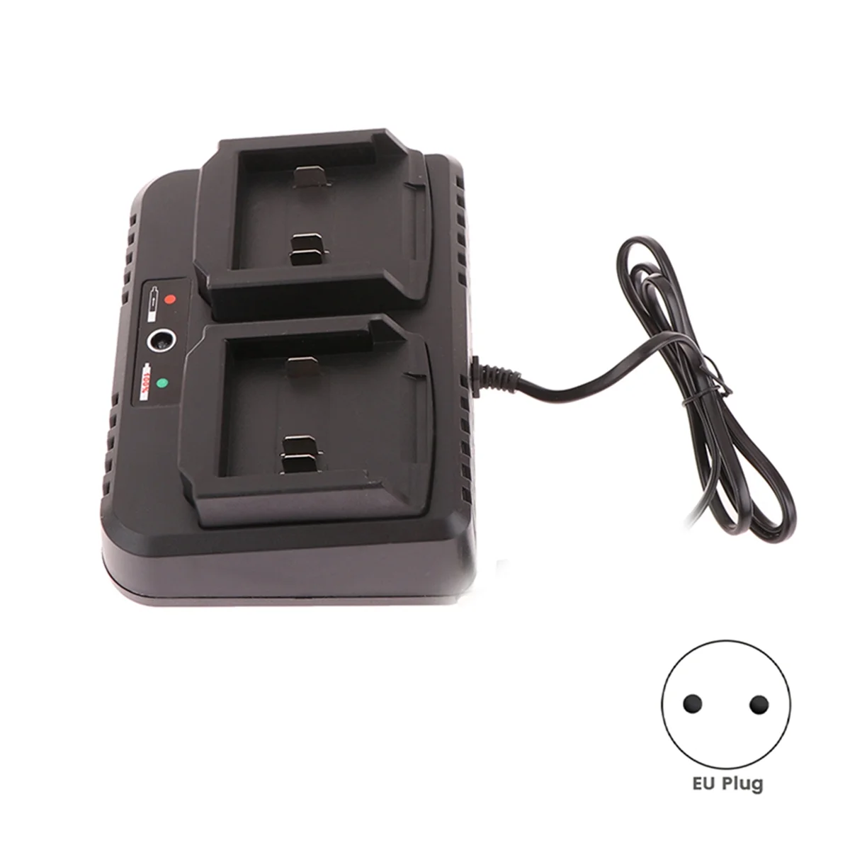 Pengganti Pengisi Daya Baterai Dua Tempat Duduk UNCL untuk 18V 21V Li-Ion BL1815 BL1830 BL1840 BL1860 Penggiling Bor Listrik Steker UE