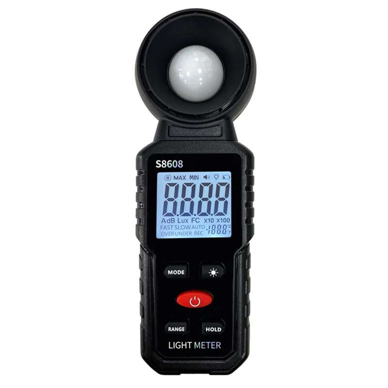 B28C-Digital Illuminance Light Meter Tester 200,000Lux Meter Luxmeter ความเข้มแสงความสว่างการวัดเครื่องมือใช้งานง่าย