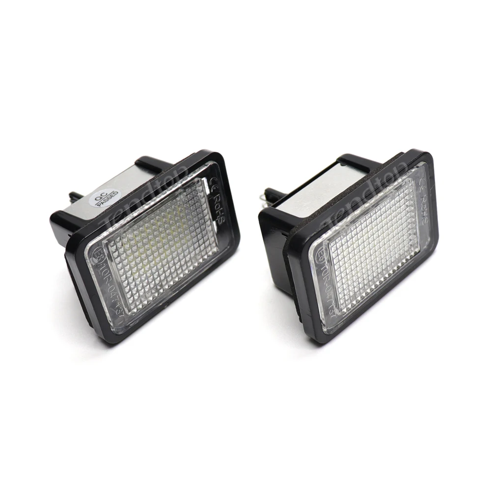 2Pcs LED Auto Lizenz Nummer Platte Licht Led Canbus Auto Rücklicht Für Mercedes-Benz GLK X204 2007-2013 A 2048201056