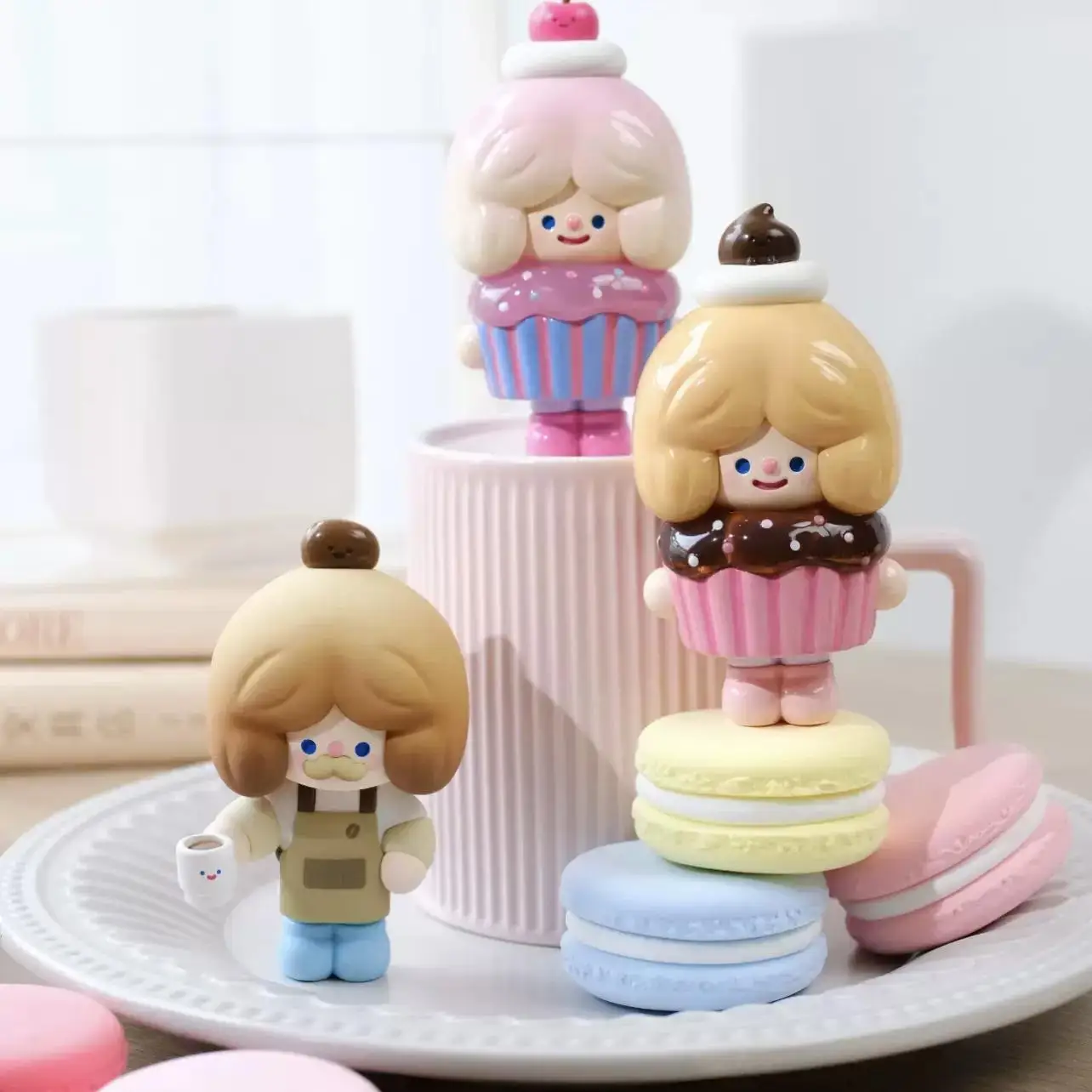 RiCO-Happy Sweet Time Series Blind Box, Caixa Misteriosa da Boneca, Brinquedo Bonito, Sobremesa Design, Action Figures, Ornamento Kawaii, Presente Infantil