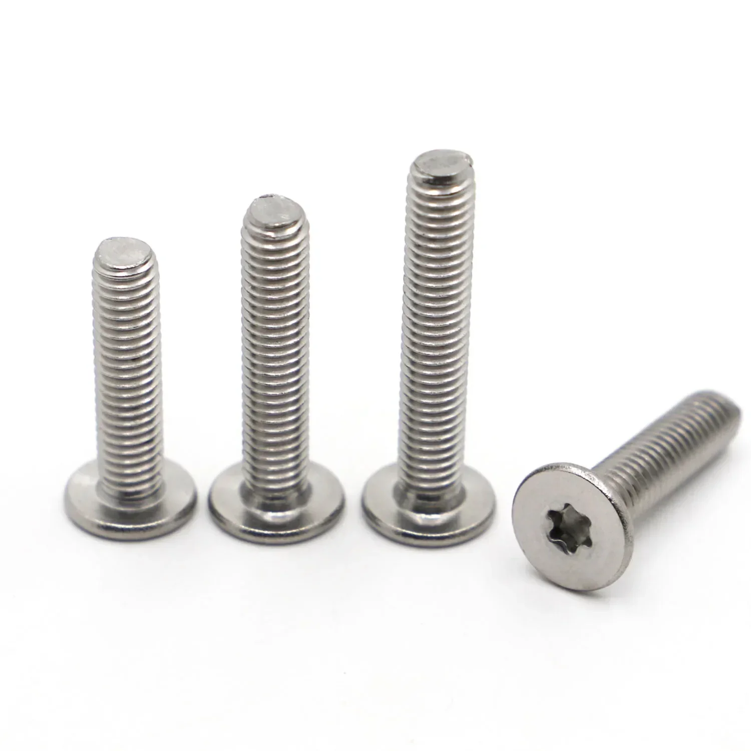 5-50pcs M1.6 M2 M2.5 M3 M4 M5 M6 M8 A2 304 Stainless Steel CM Six-Lobe Torx Ultra Thin Super Low Flat Wafer Head Bolt Screw