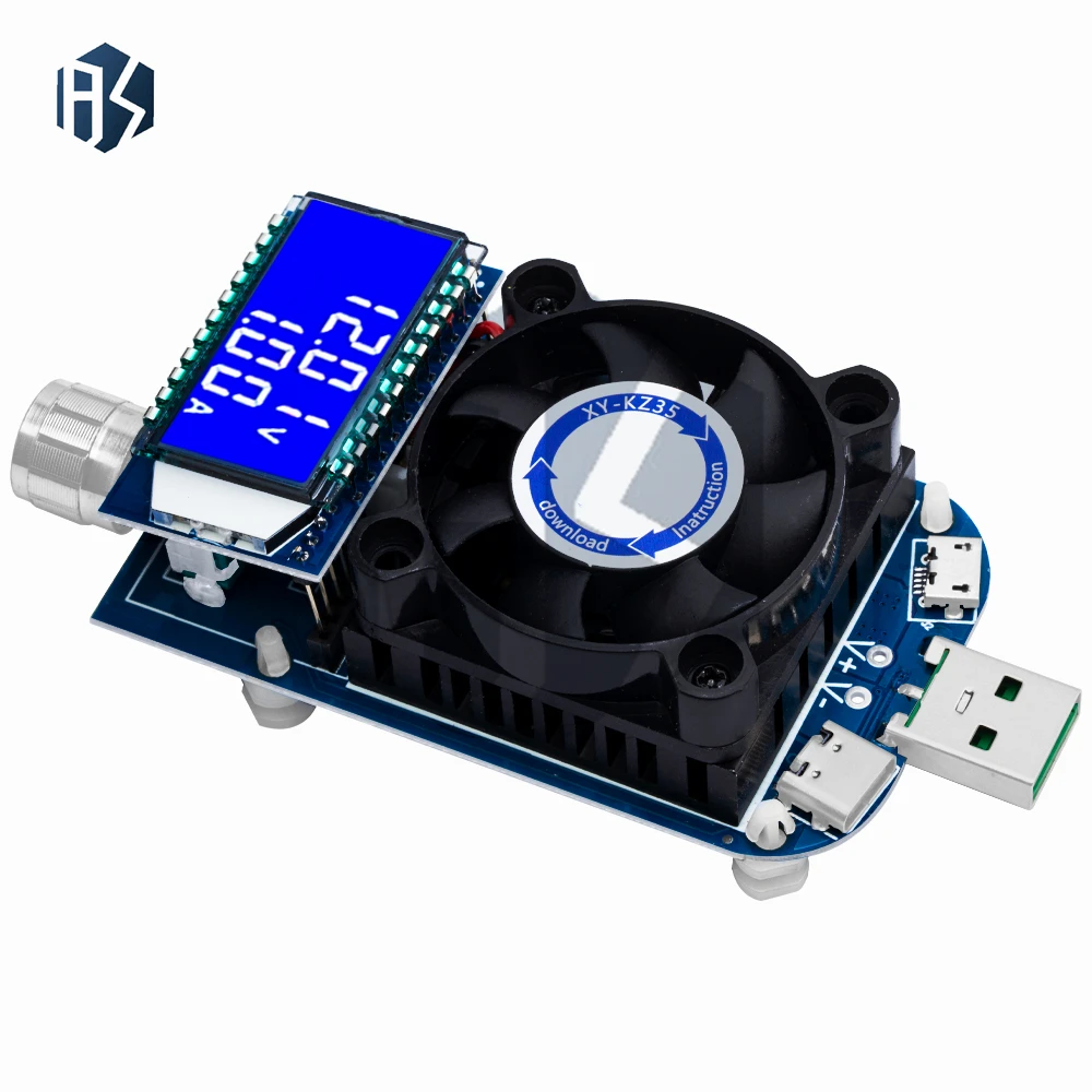 KZ25 KZ35 定電流電子負荷 USB タイプ C QC2.0/3.0 AFC FCP トリガーバッテリーテスター放電容量メーター