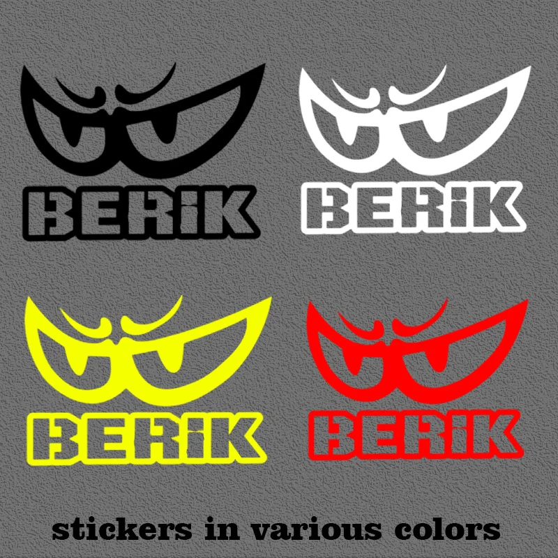 1 x stilvoller mehrfarbiger Vinyl-Aufkleber mit Augen- und Buchstabenmuster für Auto, Helm, Laptop, DIY-Dekoration (schwarz/weiß/gelb/rote Farbe).