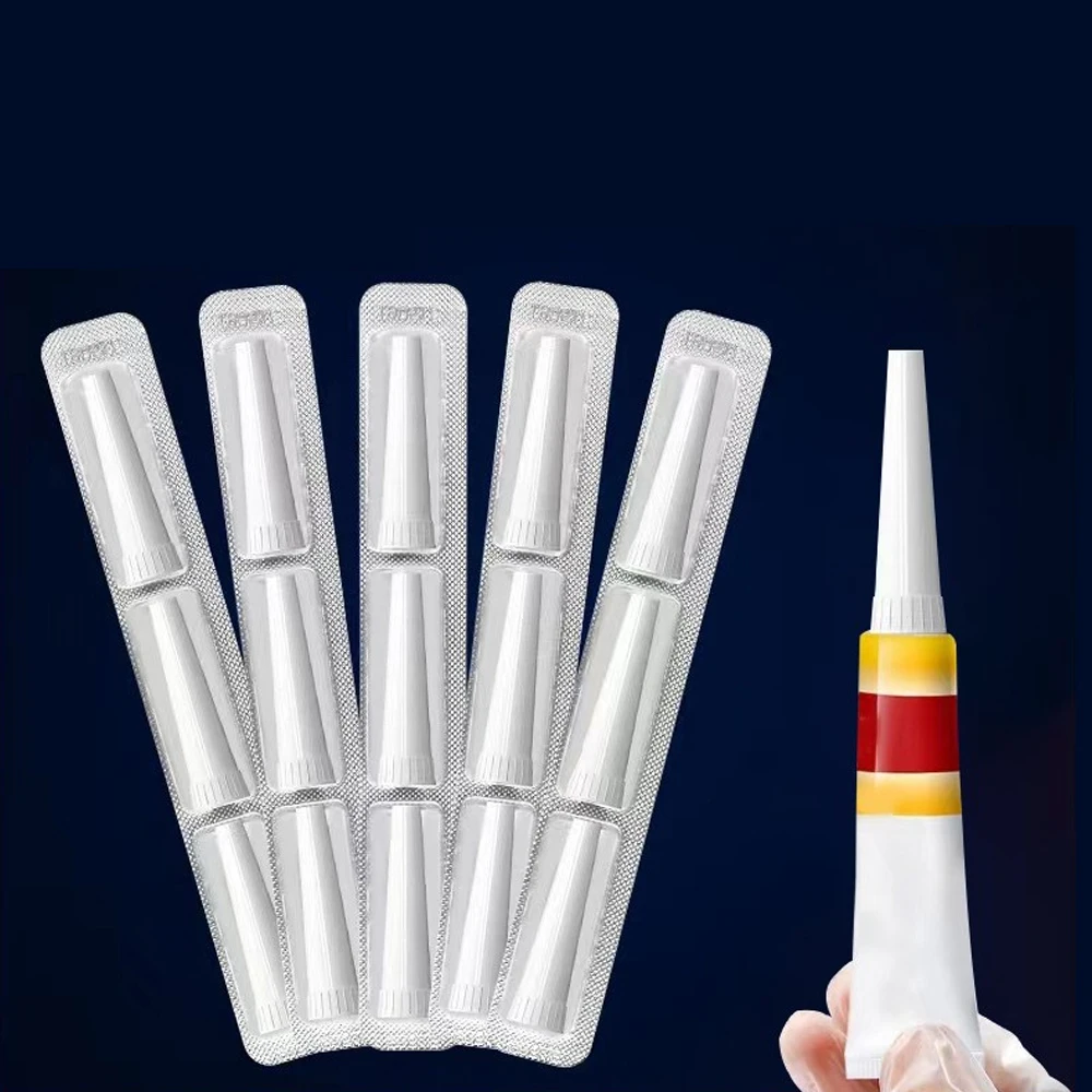60pcs Disposable Hemorrhoid Applicator Hemorrhoids Ointment Squeeze Drug Connection Housekeeper On Drug Plug Device Tube Head