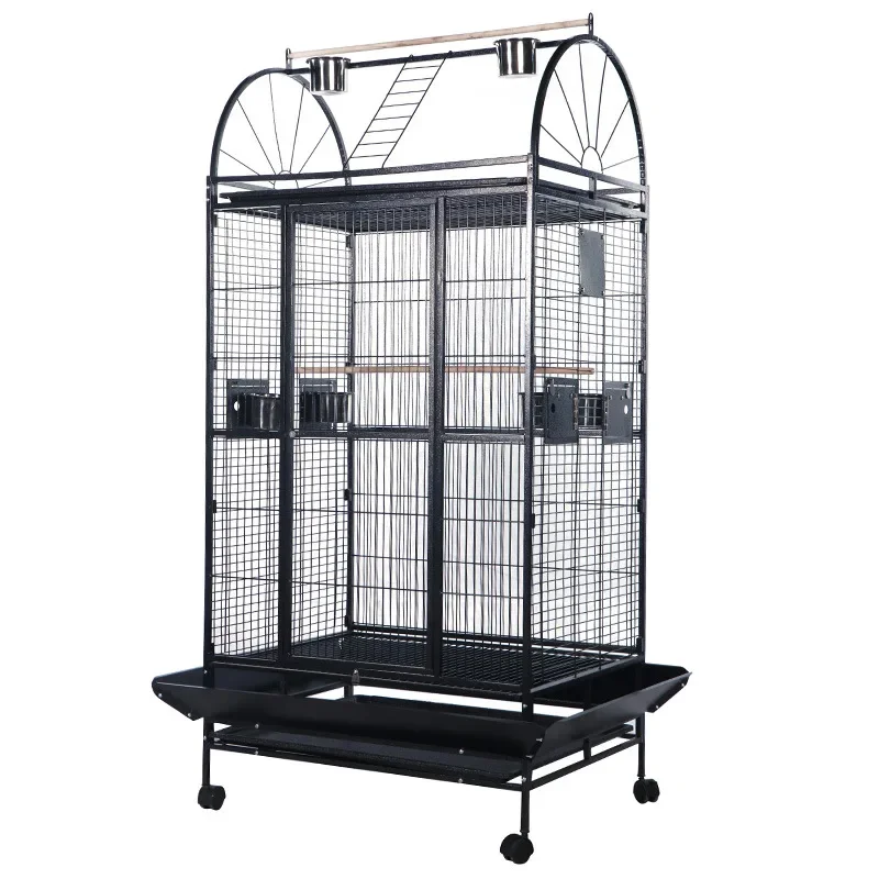 Large Luxury Parrot Cage, Metal Parrot Cage, Breeding , Flying , Tiger Skin Parrot Cage