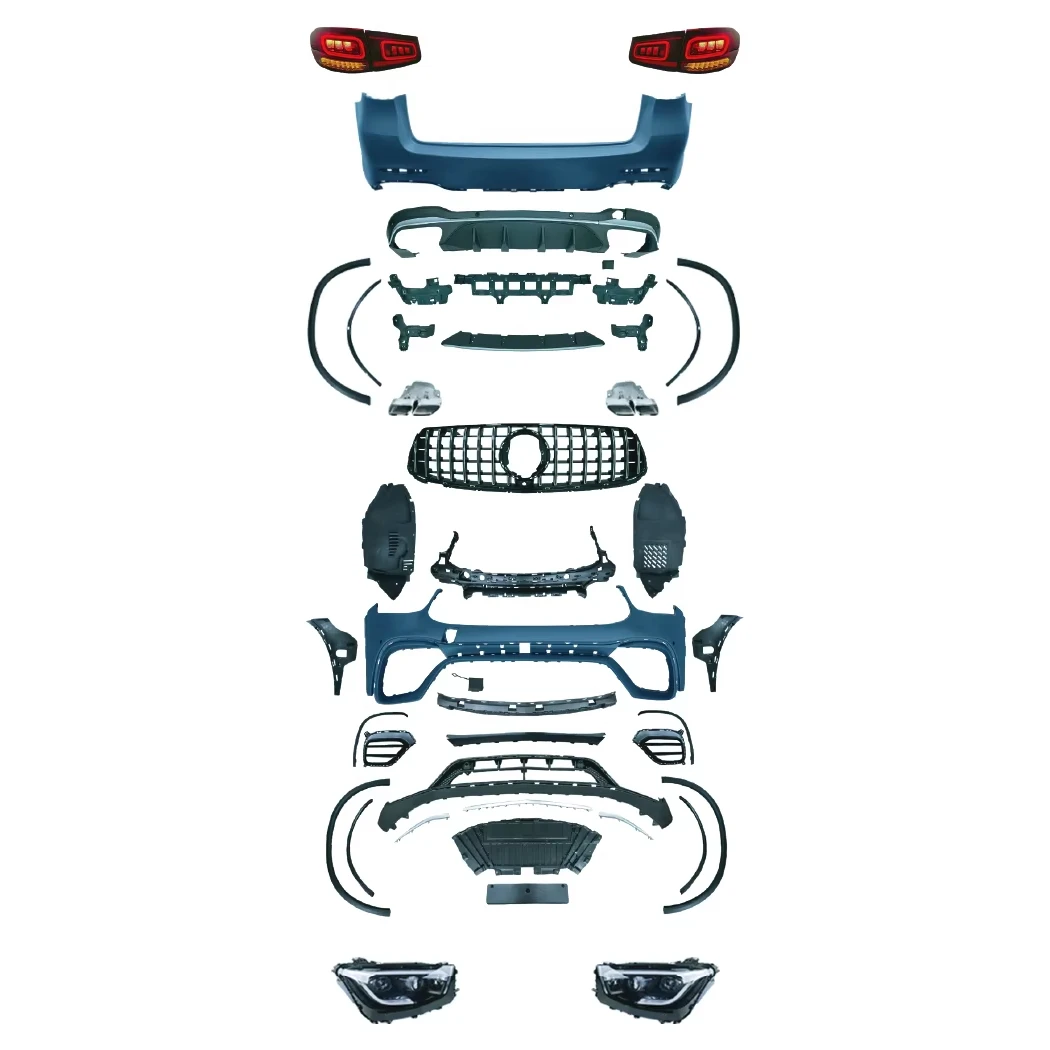 

SXLL For X253 (2016-2019) upgrade to 63 (2020-2023) new high-quality kit front and rear bumper side skirts