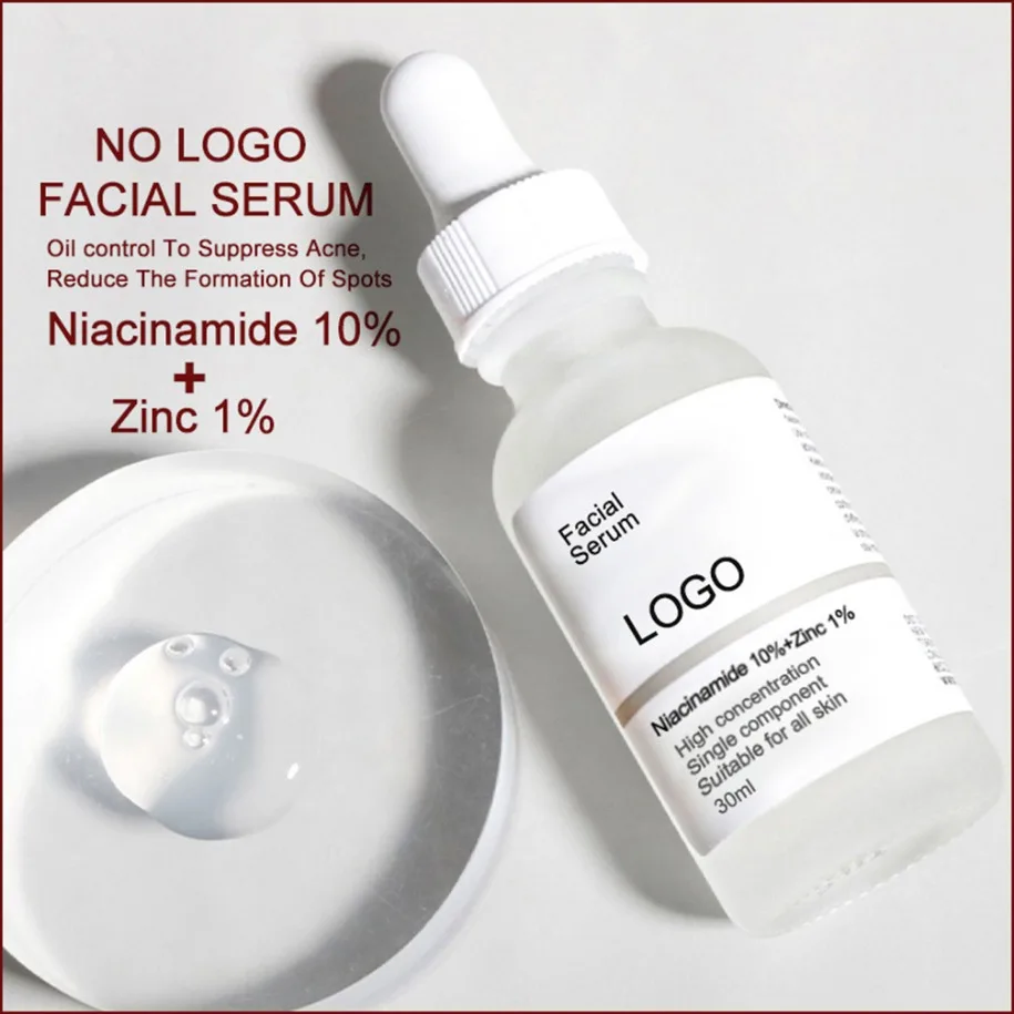 Private Label Vegan Makeup Wholesale 10% Niacinamide Face Essence Serum Brightening Facial Treatment Custom Logo Face Foundation