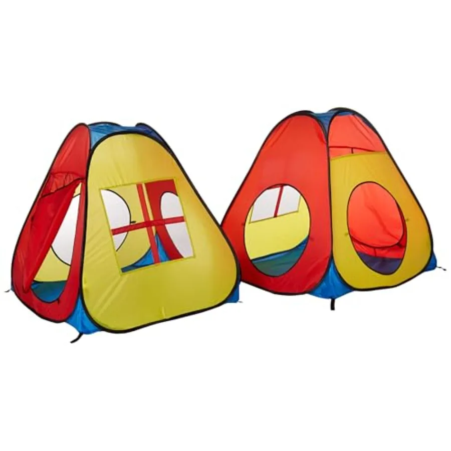 Casa de barraca infantil pop up 8 em 1 com 4 túneis, 4 barracas para meninos, meninas, bebês e crianças pequenas para uso interno e externo