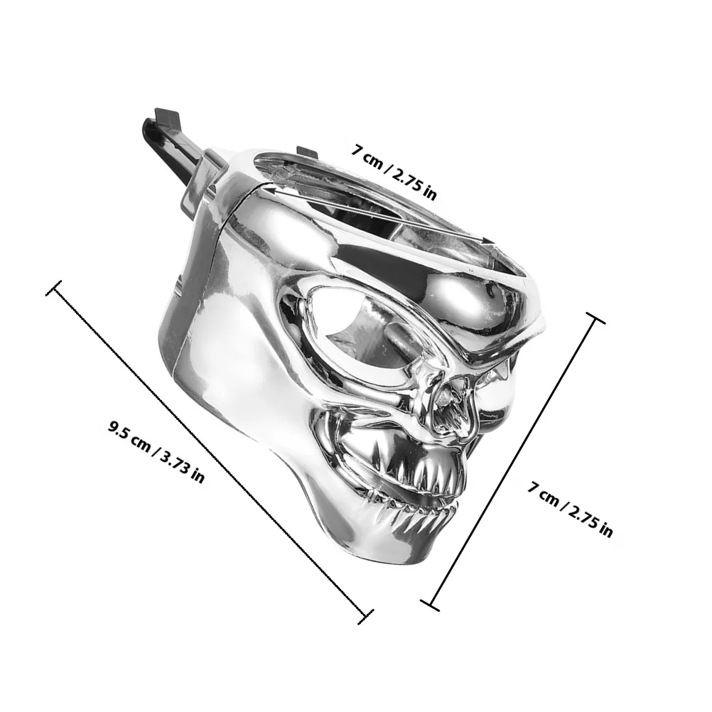 Portabicchieri multifunzionale regolabile a forma di teschio per presa d'aria per auto da 2 pezzi, universale per bottiglie, lattine, camion