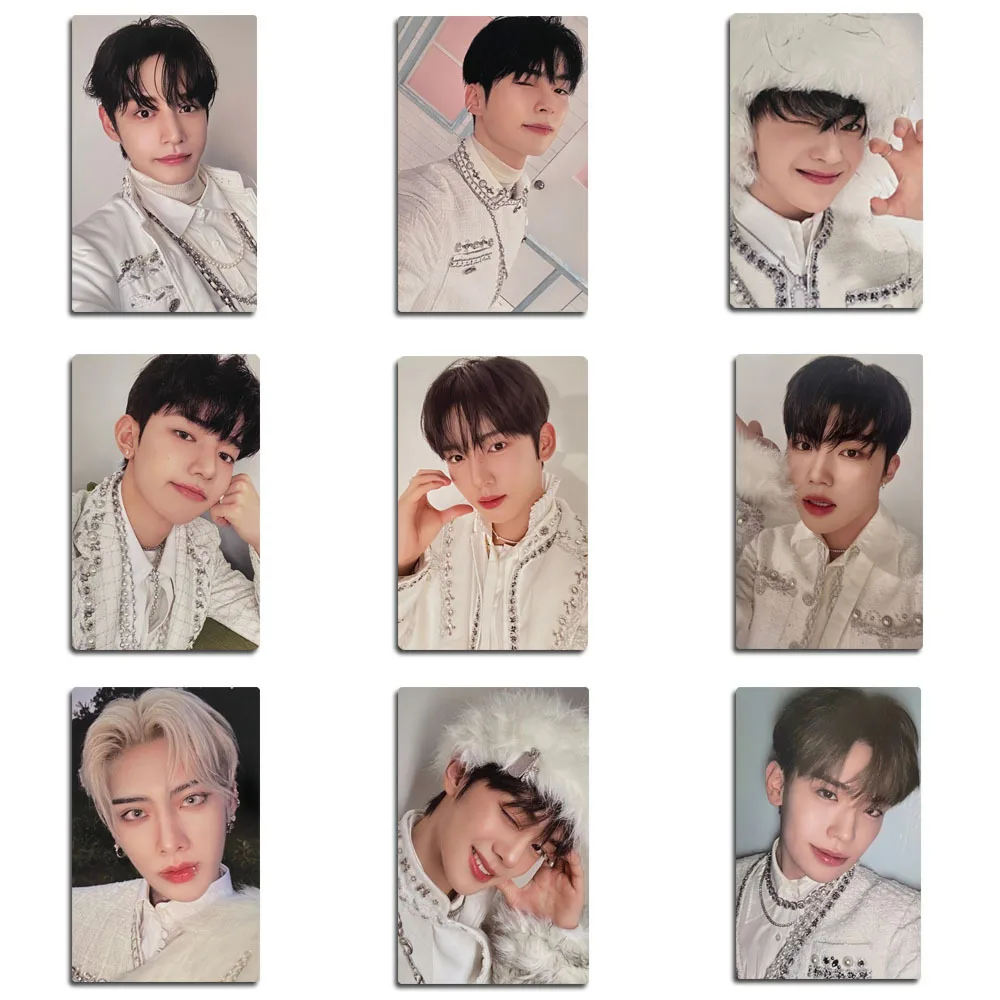 

Kpop ZB1 Second Mini Album Melting Point Photocards 9pcs/Set ZhangHao Ricky Double Sides Printing ZEROBASEONE LOMO Card Fan Gift