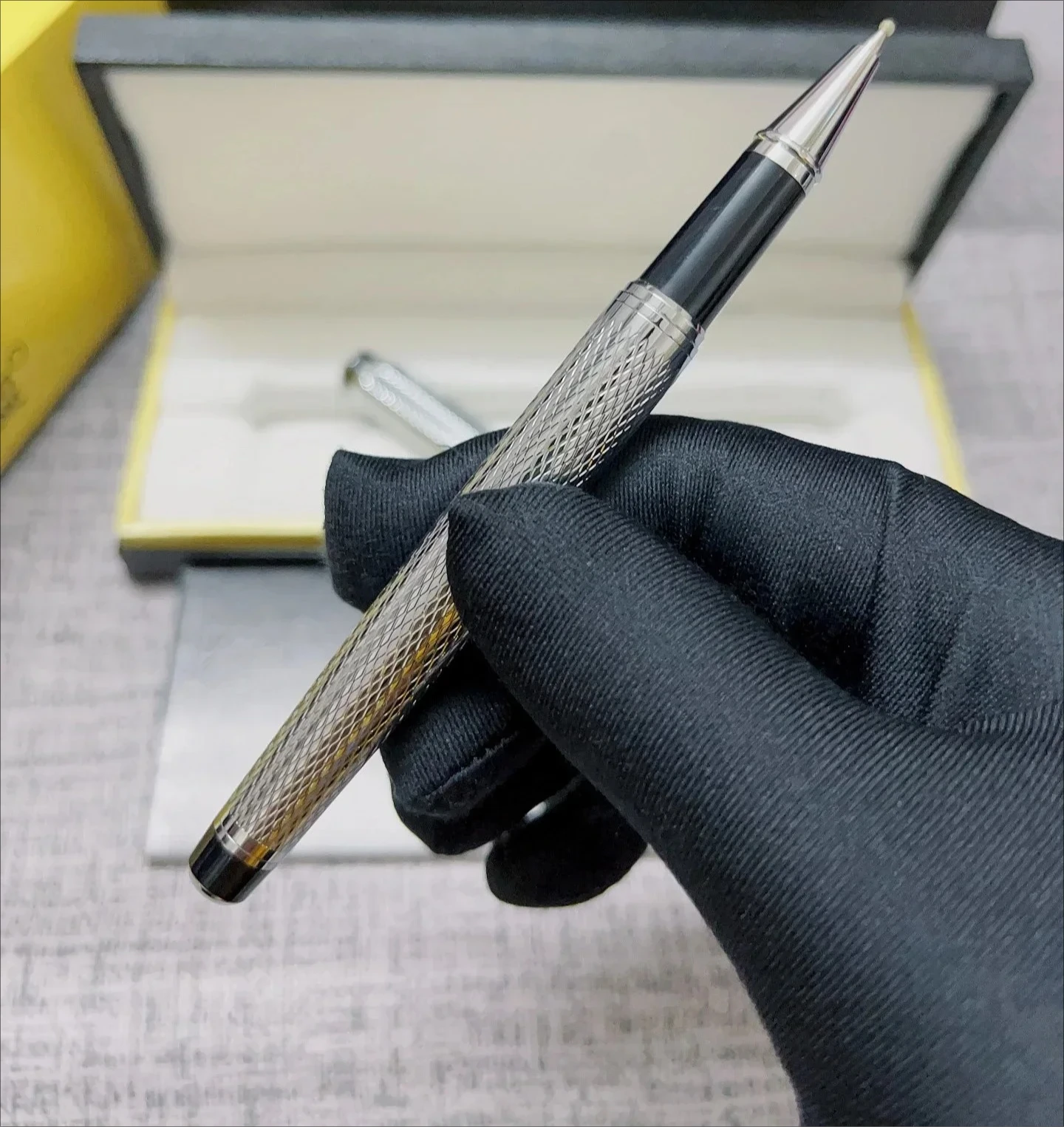 قلم WB P163 الألماني مونت بلانك قلم حبر سيراميك معدني ثمين للرجال والنساء