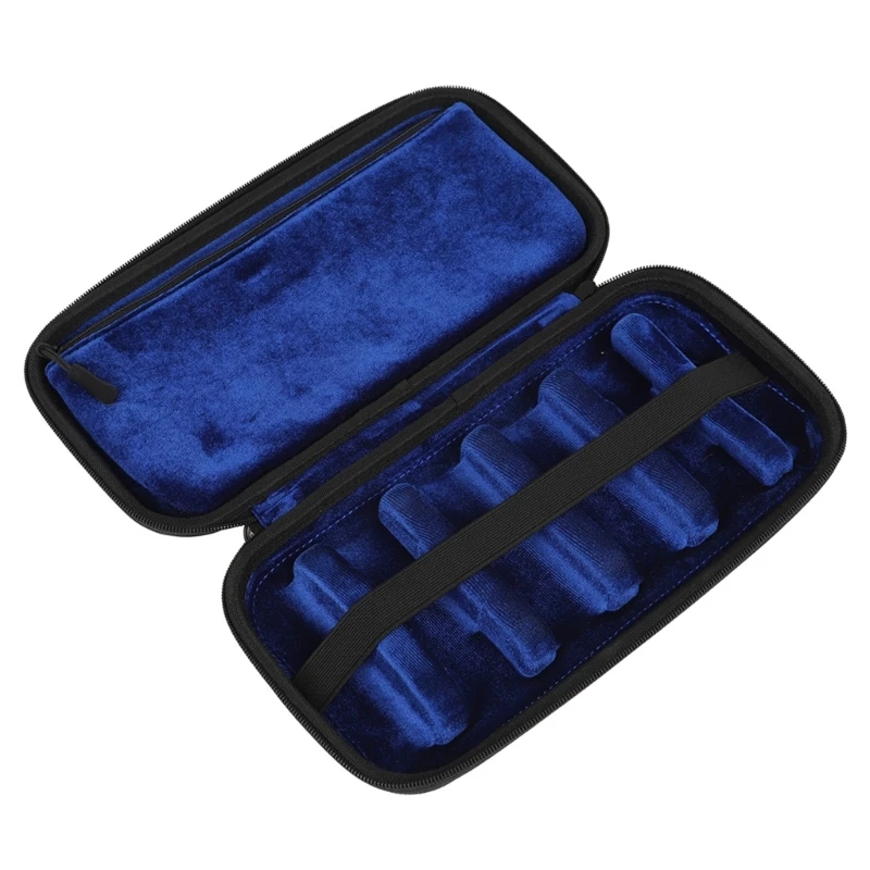 Saxophone Mouthpieces storage Box MultiSpace Woodwind Mouthpiece Case Handbag for Soprano/Alto/Tenors Saxophone