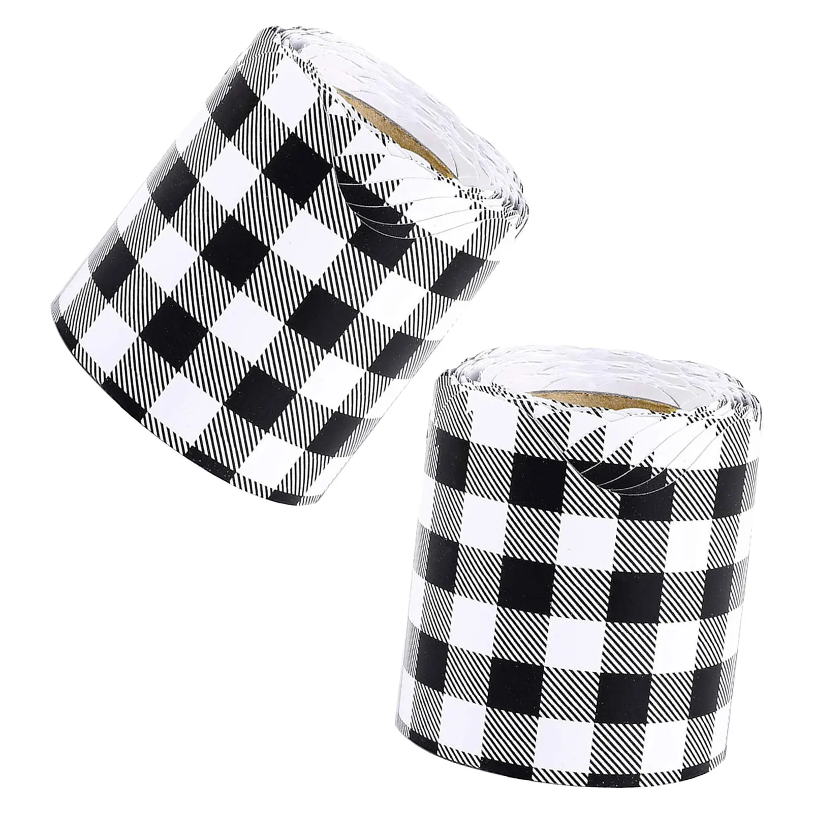 2-rolls-black-and-white-checkered-bulletin-board-border-peel-and-stick-waterproof-tear-resistant-classroom-office-spring