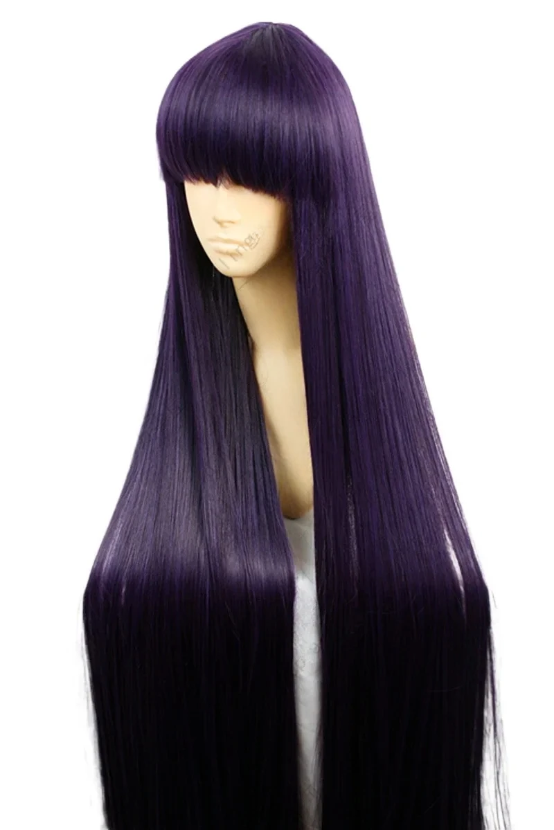 أنيمي بحار المريخ هينو ري 100 سنتيمتر طويل تأثيري الباروكات الألياف مقاومة للحرارة الاصطناعية خصلات الشعر المستعار #3