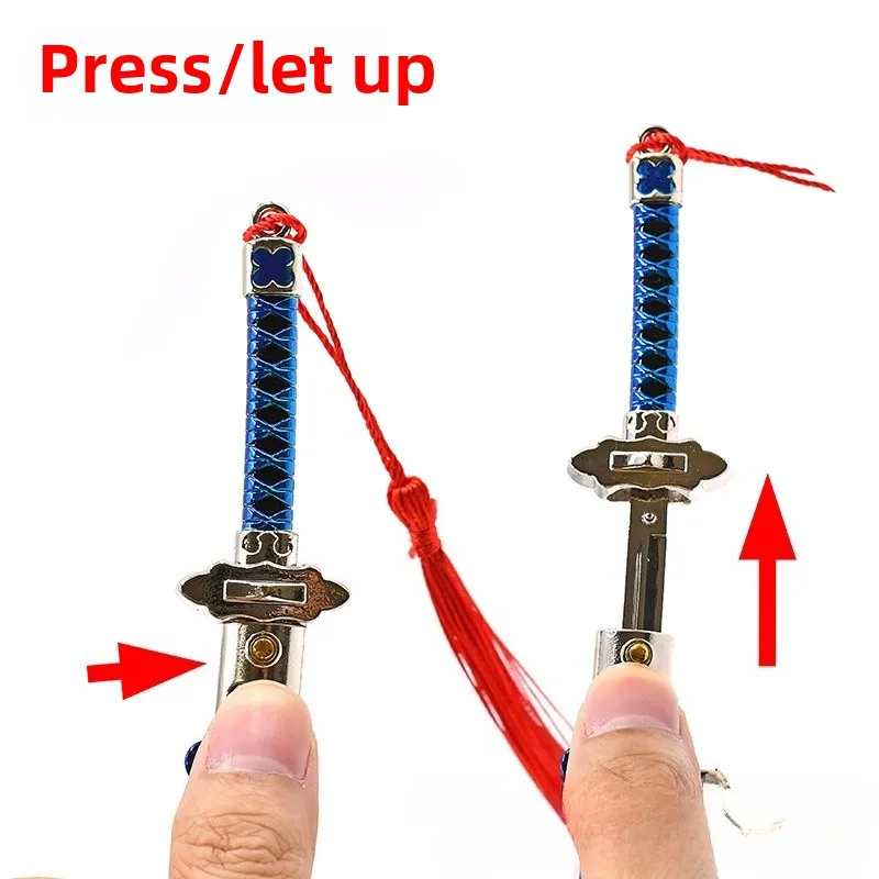 22 ซม./8.66in อะนิเมะเกม Exorcism มีด Aomura Lin Bouncing with Scabbard อาวุธทําด้วยมือรุ่น PROP เครื่องประดับ Uncut เดสก์ท็อปของเล่น