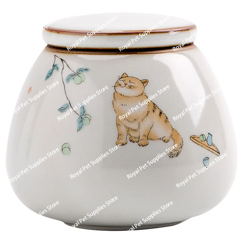 Ceramic Pet Memorial Tombstone Engraved Grave Marker for Cats Dogs Garden Decor