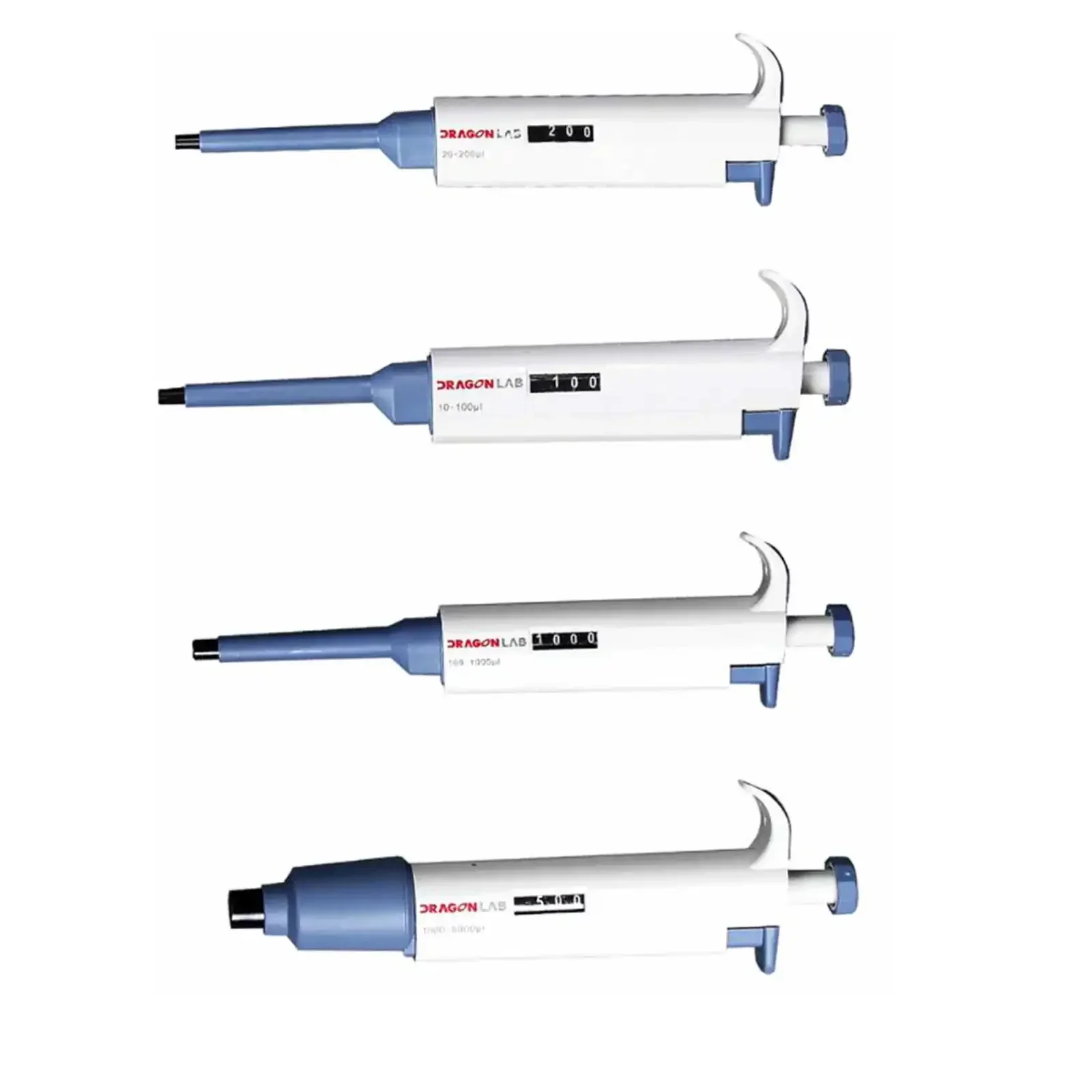 0.1-2.5 0.5-10 2-20 5-50 10-100 50-200 100-1000 200-1000 500-5000ul ABS Adjustable Corrosion Resistant Digital Pipette With Tips