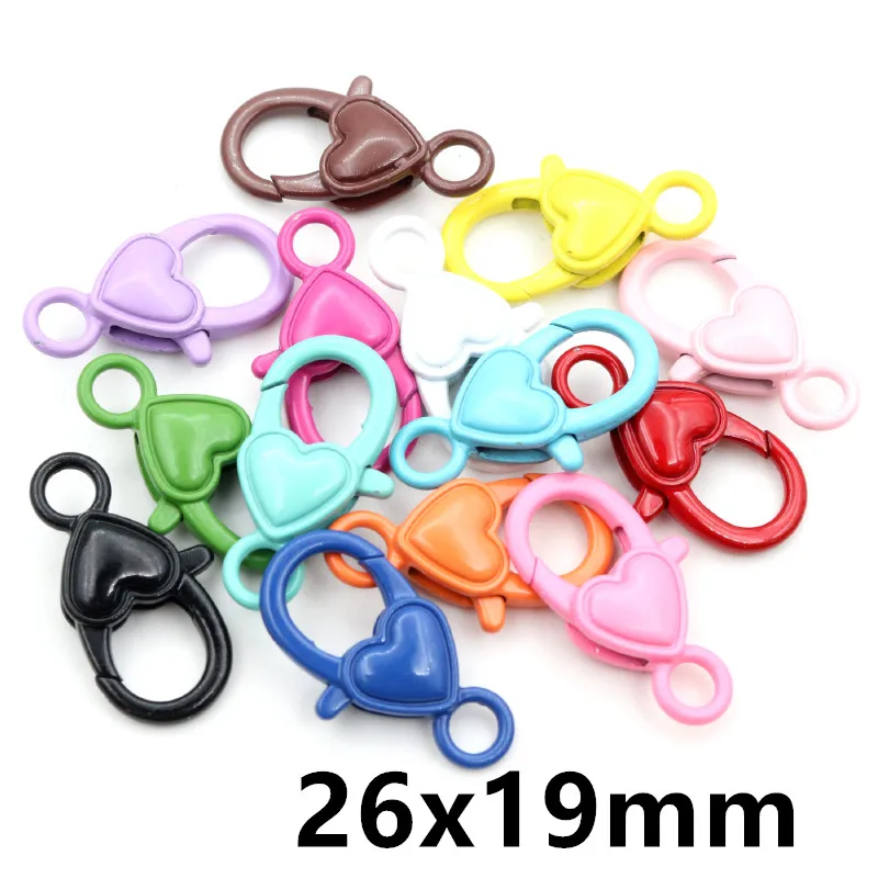 10 cái Móc khóa móc khóa 26x10/33x13mm Móc khóa móc khóa móc khóa móng vuốt tôm hùm tự làm đồ trang sức phụ kiện phát hiện cho Móc khóa ba lô