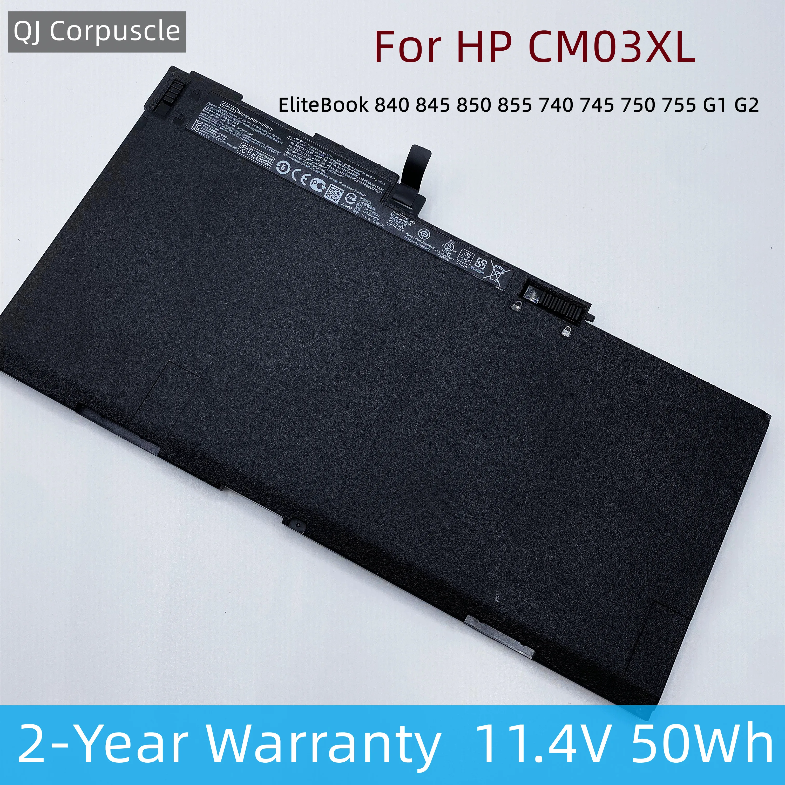 Original CM03XL 50Wh Laptop Battery For HP EliteBook 840 845 850 855 740 745 750 755 G1 G2 ZBook 14/15u G2 HSTNN-IB4R HSTNN-DB4Q