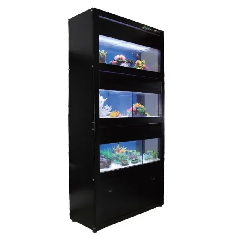 Customised Fish Tank Stand for Multiple Layer Three Layers Large Rimless Aquarium