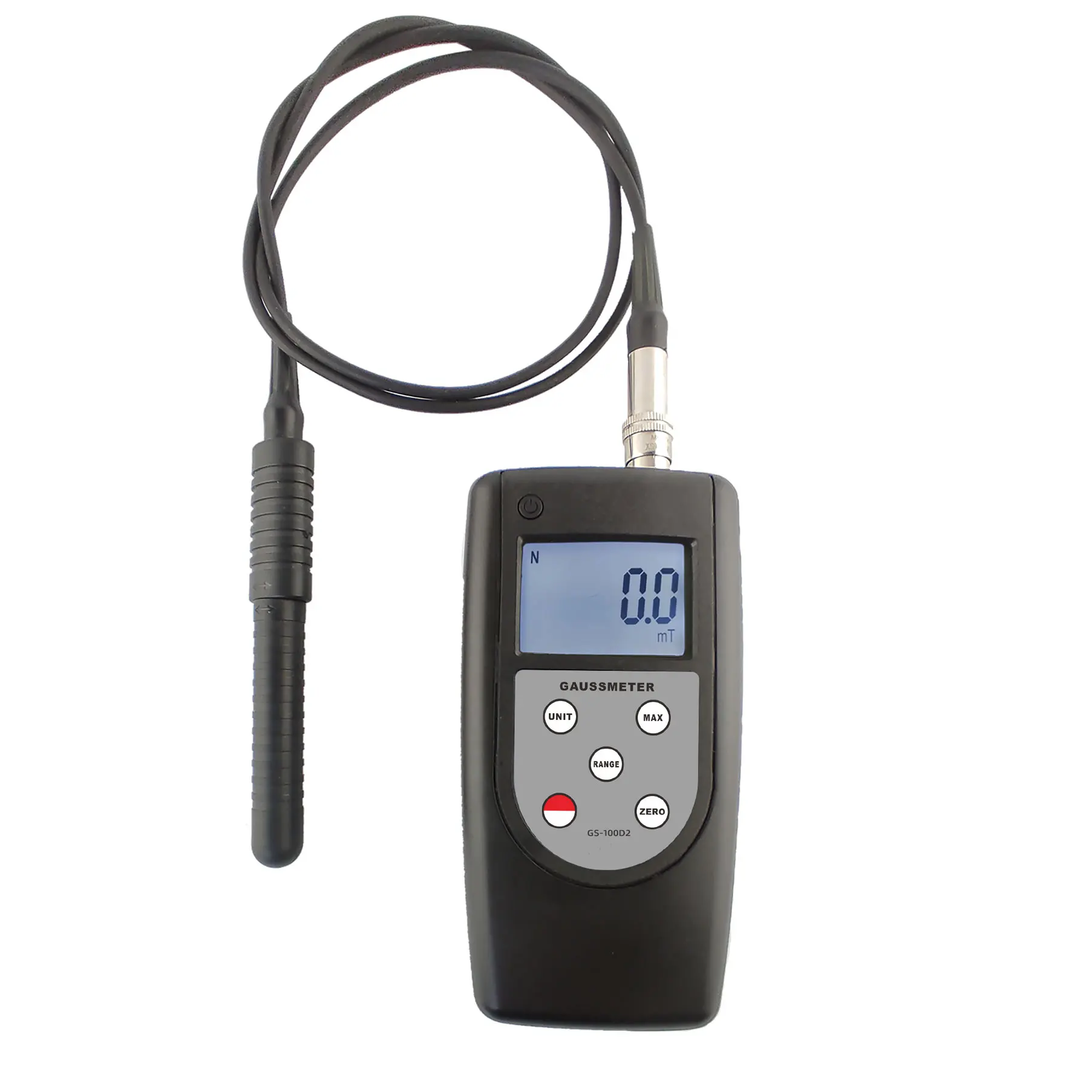 ดิจิตอลเกสเซียนมิเตอร์ GS-100D2 ใช้สําหรับวัดความเข้มของการเหนี่ยวนําแม่เหล็กของ DC Magnetic Field Gaussmeter
