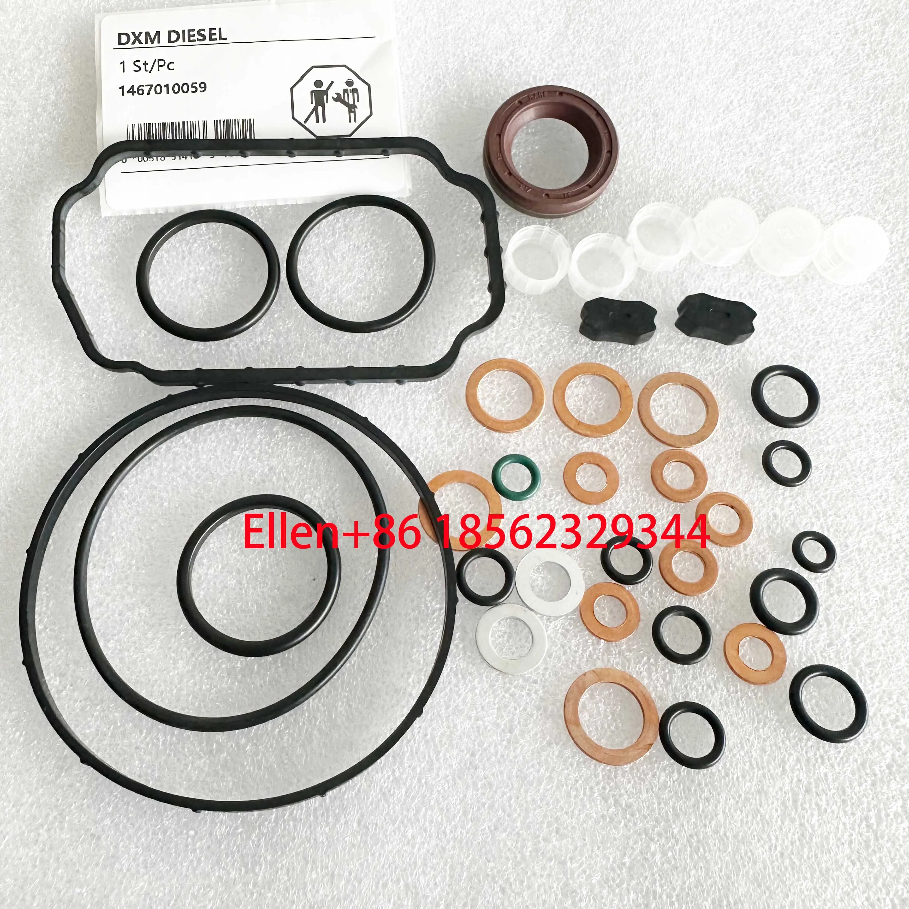 

10pcs Diesel VE Fuel Pump Gasket Kit 1467010059 Oil Pump Repair Kits 1 467 010 059 Washer Shim Seal with O-ring