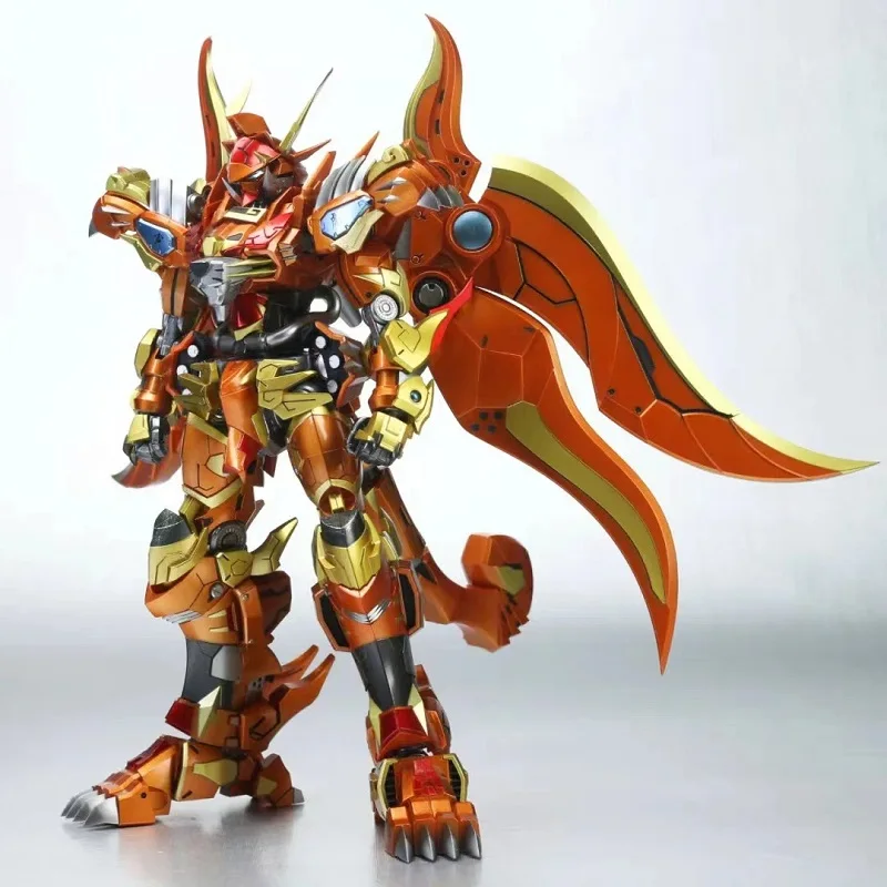 9Inch 24cm Tiger Twelve constellations Mech Warrior Project Collect Toys  Action Figures Alloy material