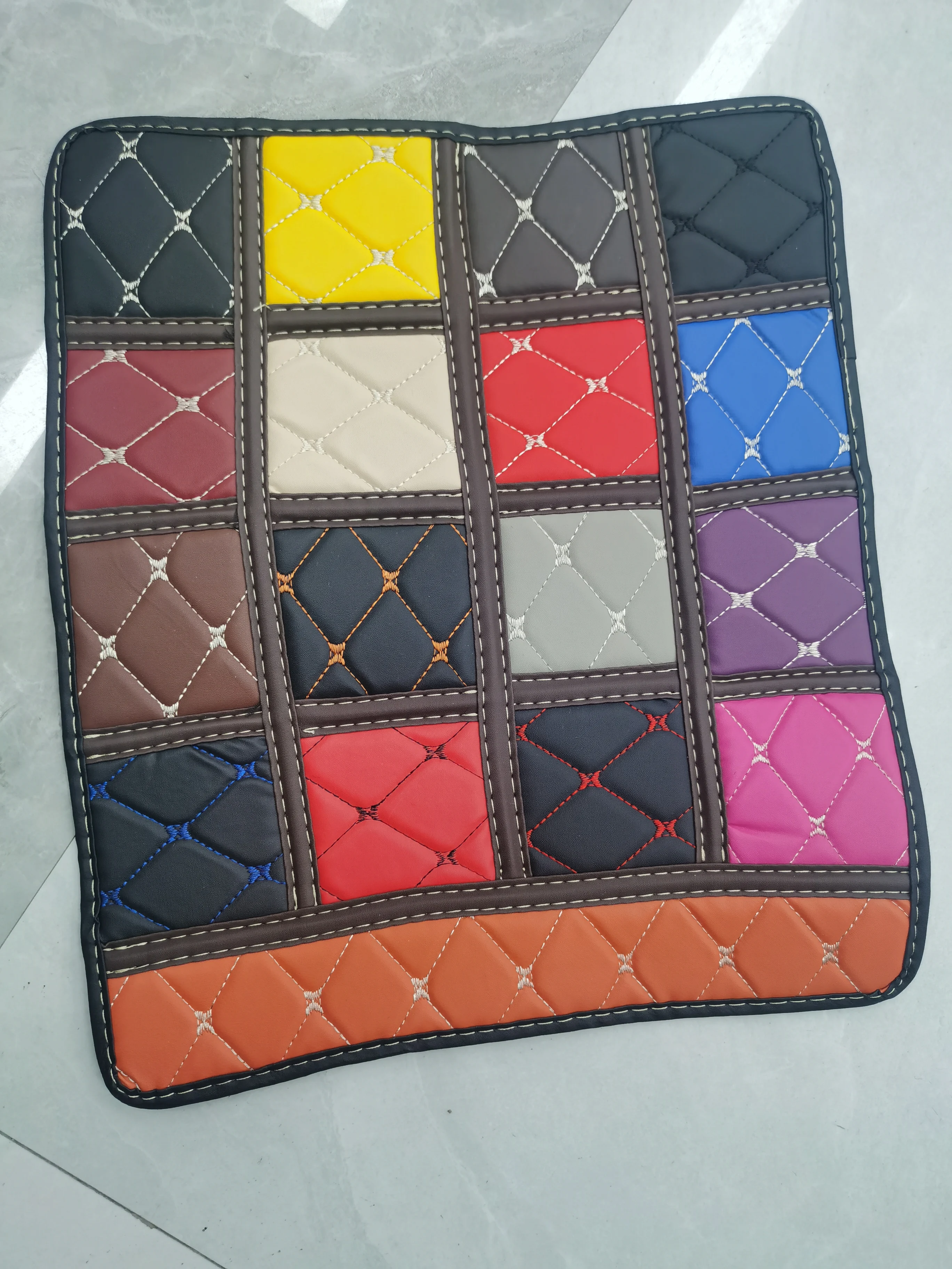 Durable Custom Leather Color Car Trunk Mat For Mini Cooper Hatch Coupe R56 R57 F55 F56 F57 2006-2022 Auto Carpet Interior Parts