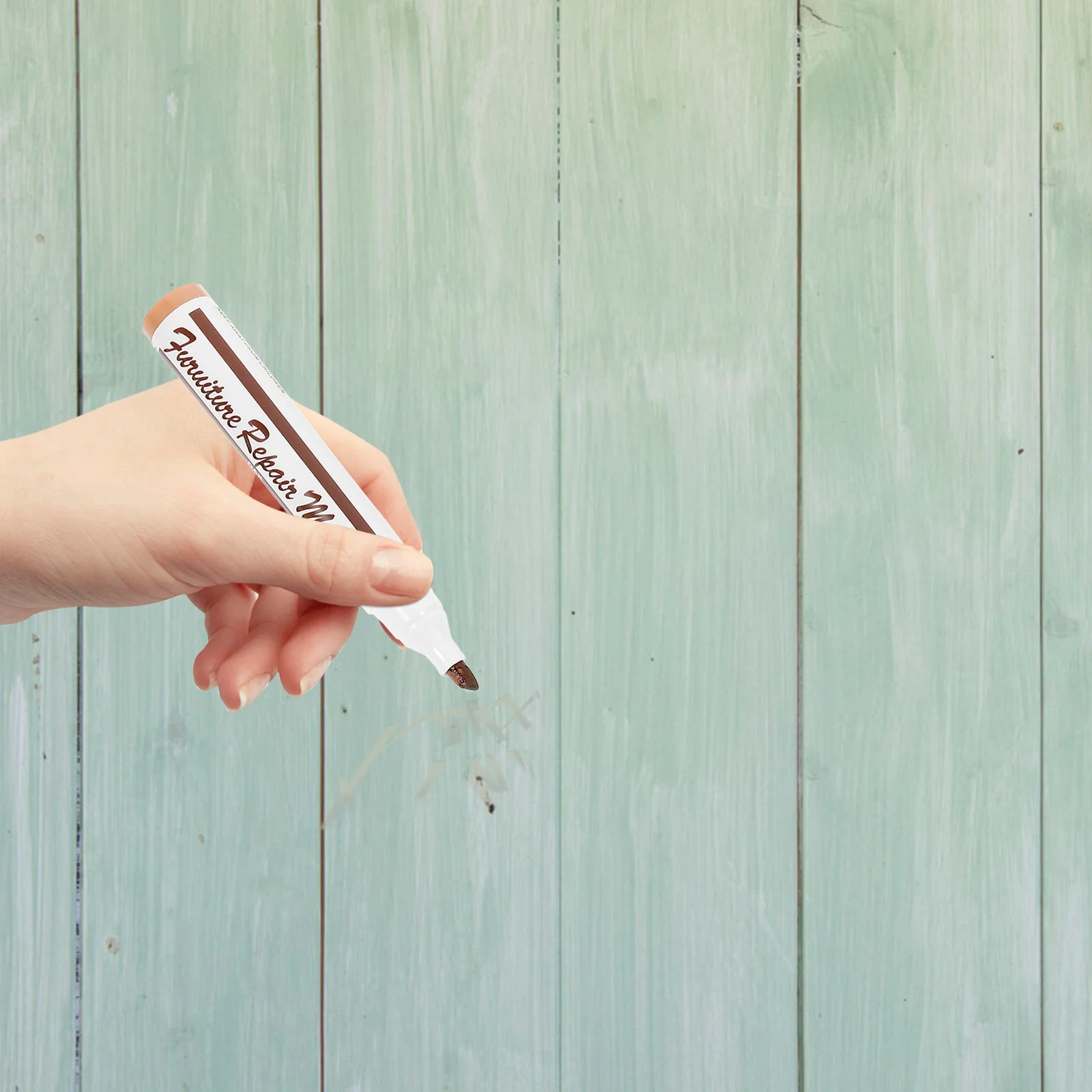 

12 Pcs Furniture Touch Up Pen Set Wood Repair Kit Marker Stains Color Pens for Wooden Floors Tables Desks Cabinets Scratches