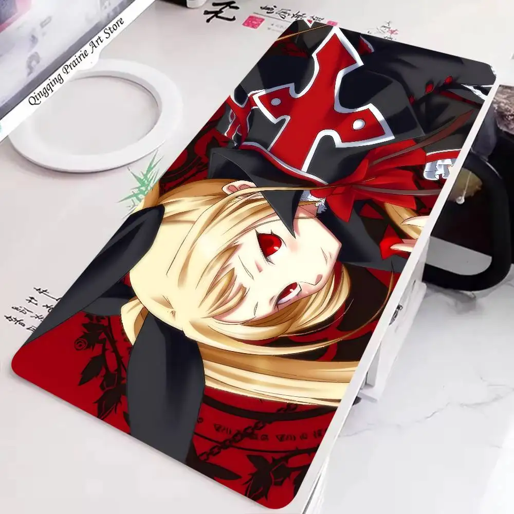 Rachel Alucard Fighting Game BlazBlue Cross Mousepad Non-slip Suitable For Office Computers Laptops E-sports Game Desk Mats XXL