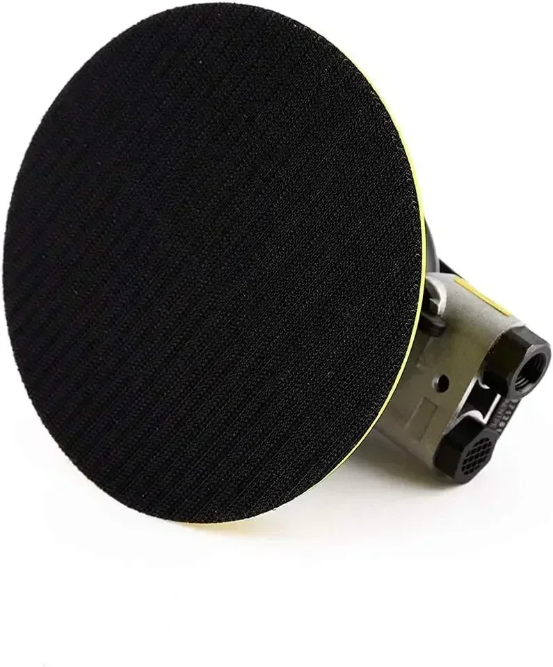 6" Dual-Action Pneumatic Sander | Professional Random Orbital Palm Sander w/Backing Pad