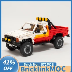 1572PCS city Engineering Series RC 4x4 Hilux Off-road vehicles model DIY creative ideas Child Toy Birthday Gift technologyBlocks