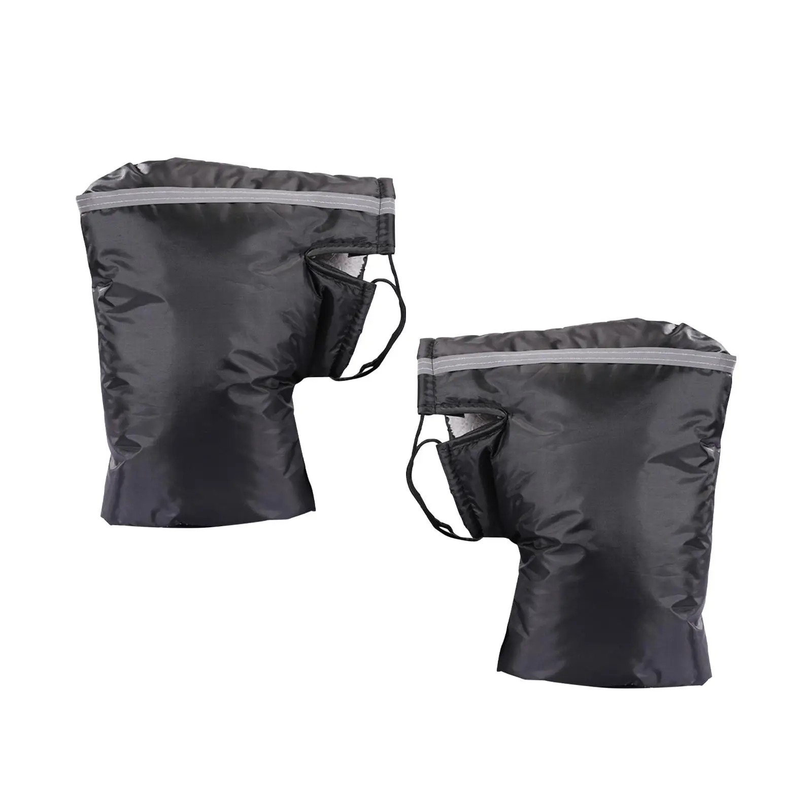 

2 пары утепленных нейлоновых перчаток для мотоциклетного руля, водонепроницаемые, для защиты рук от холода, для скутеров и квадроциклов