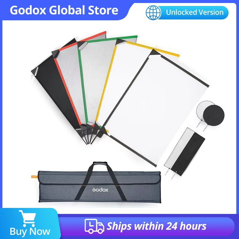 Godox SF4560 SF6090 Scrim Flag Kit Portable Frame Diffuser Reflector Soft Light-blocking Light-reducing for Studio Photography