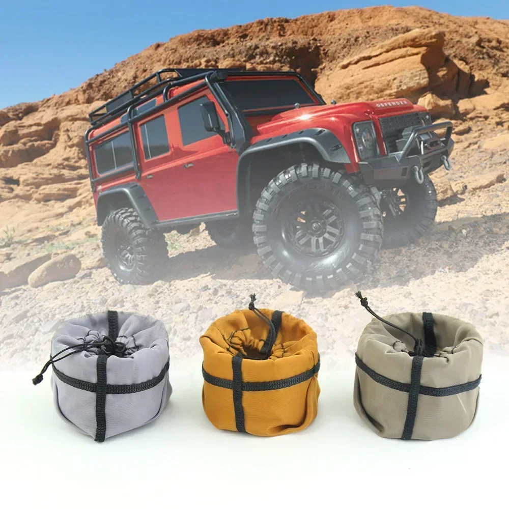 Travel Car Cargo Roof Bag Rooftop Luggage for SCX10 TRX4 D90 1/10 Climbing Spare Ornaments