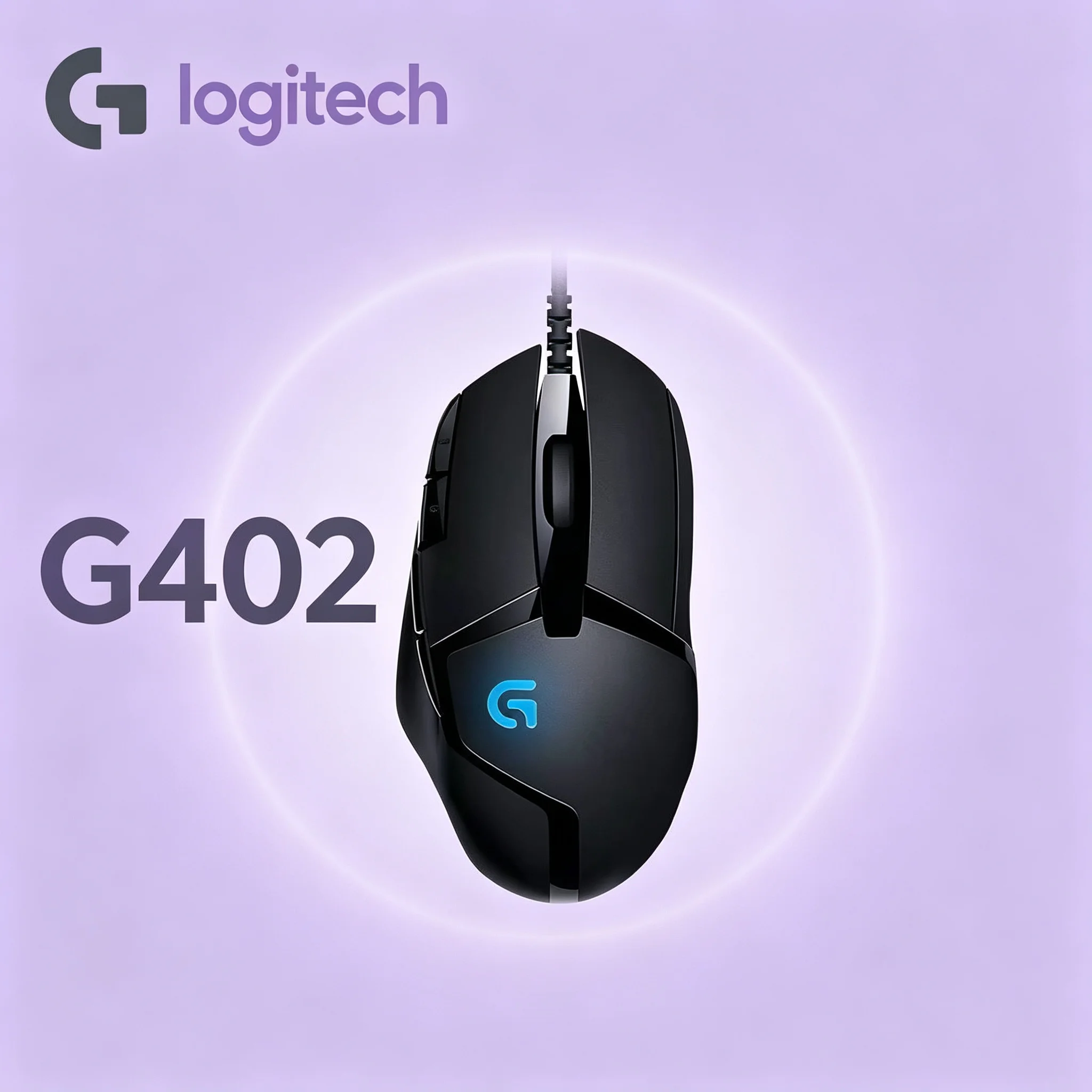 Logitech G402 Gaming Mouse High‑Speed 500 IPS Tracking Wired Mice For Valorant CS2 Apex Legends PUBG LOL Fortnite E‑sports Gamin