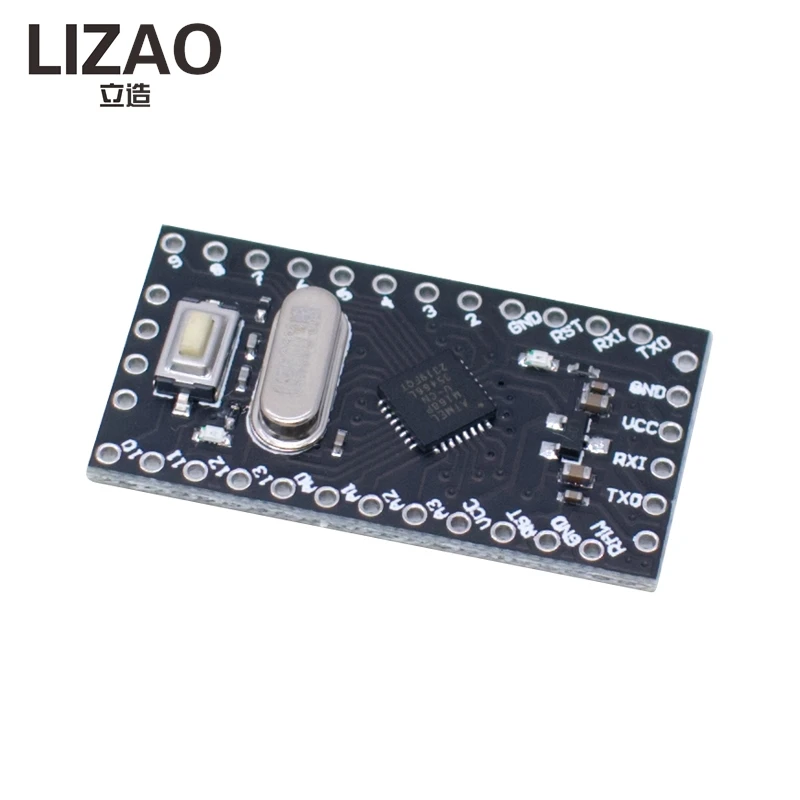 Pro Mini ATmega168 Module, 5V/16MHz Arduino-Compatible Development Board, Small Form Factor
