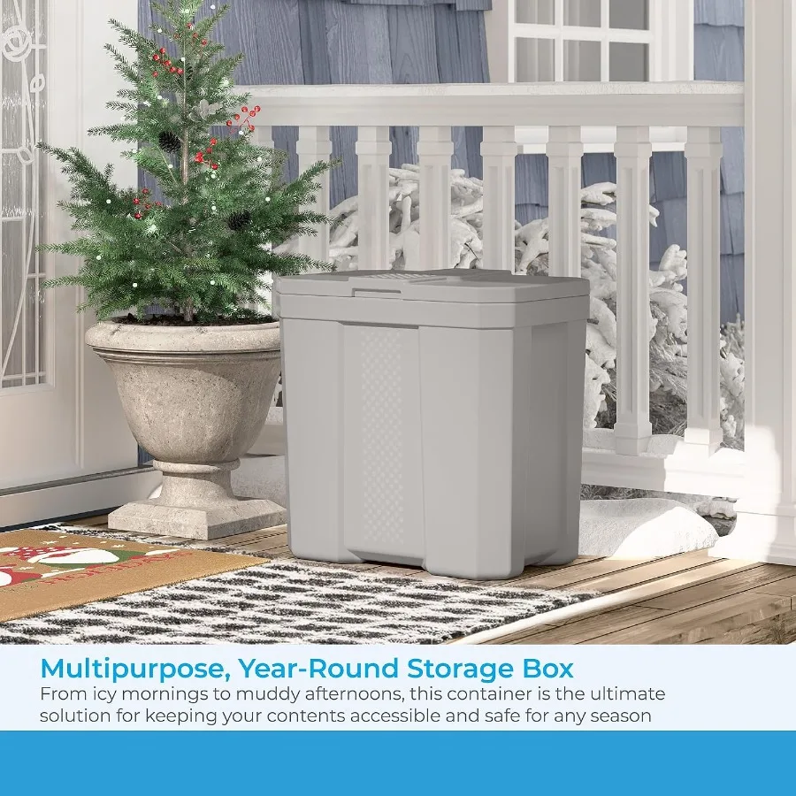 28 Gal, Heavy Duty Storage Box, Durable, Multi-Purpose Container