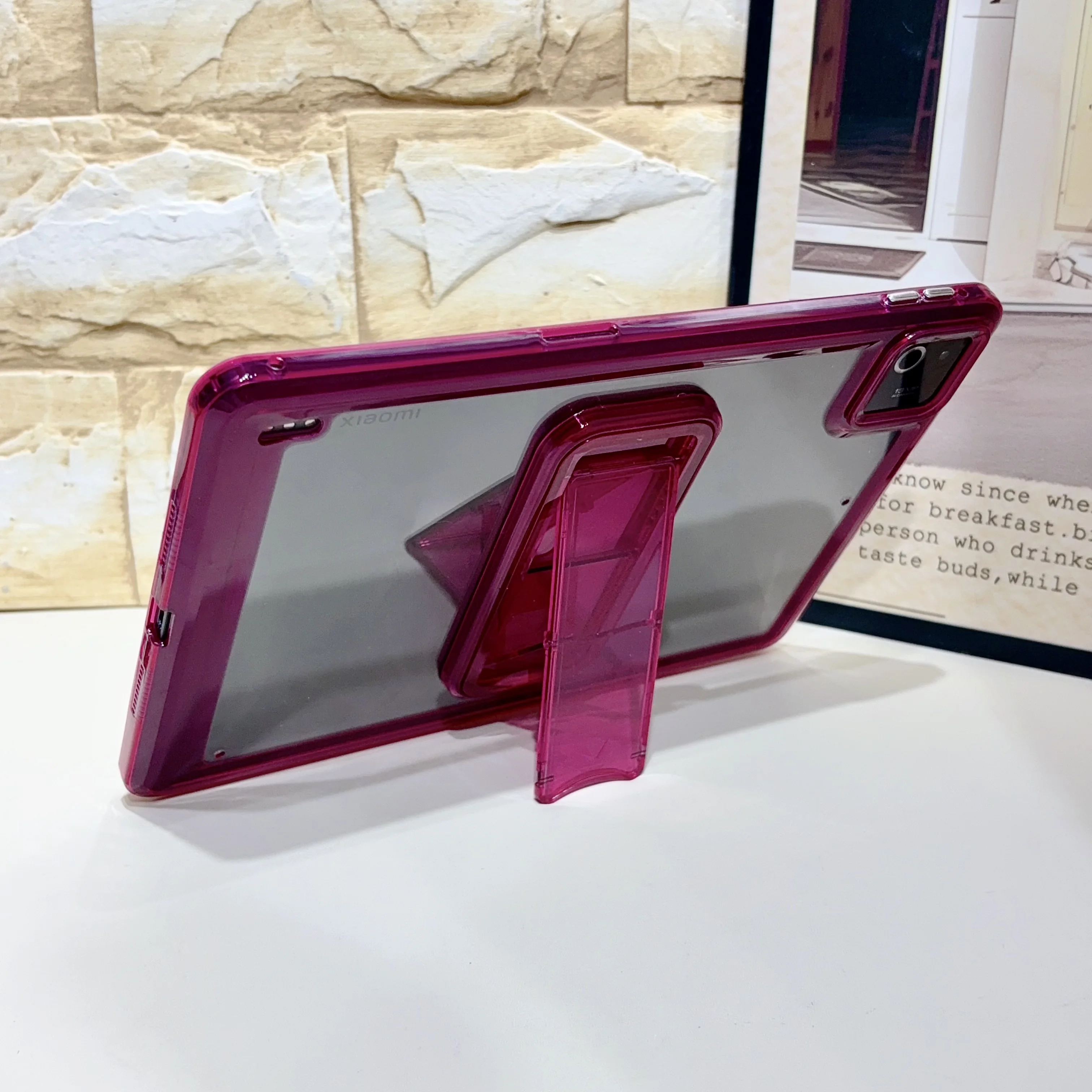 Clear Matte TPU+PC Case with Adjustable Foldable Kickstand for Xiaomi Pad  5 6 7  8 Pro Pad SE 11