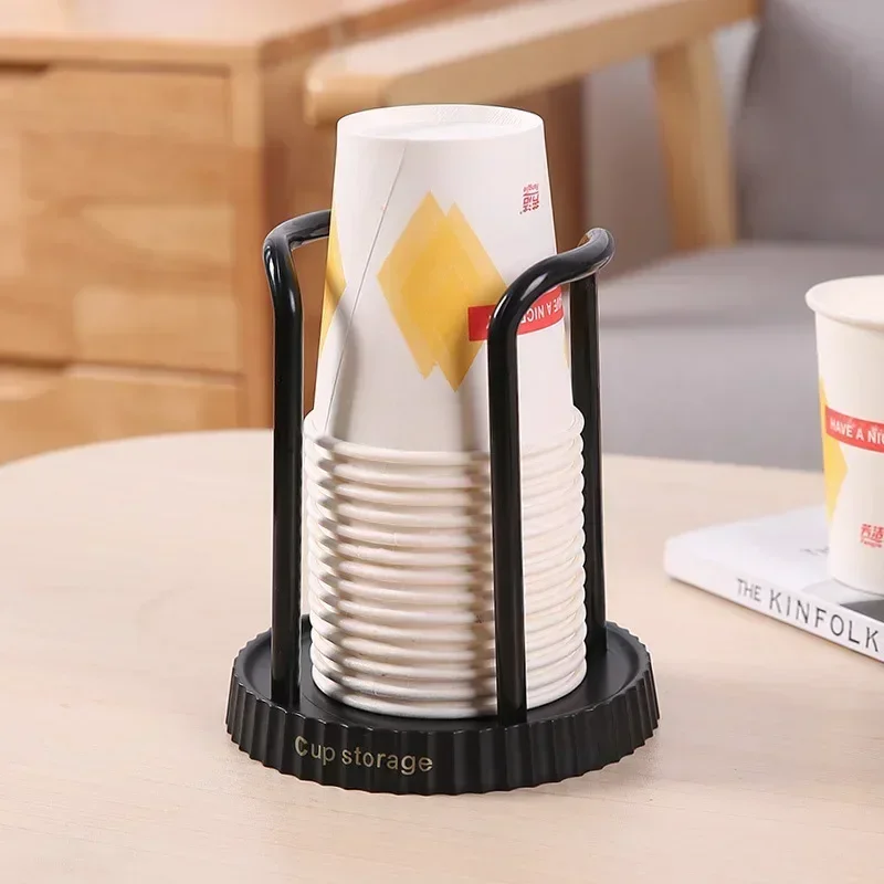 Household cradoff disposable coffee cup cradehead, kitchen paper cup picker, multifunctional desktop Cup storage rack