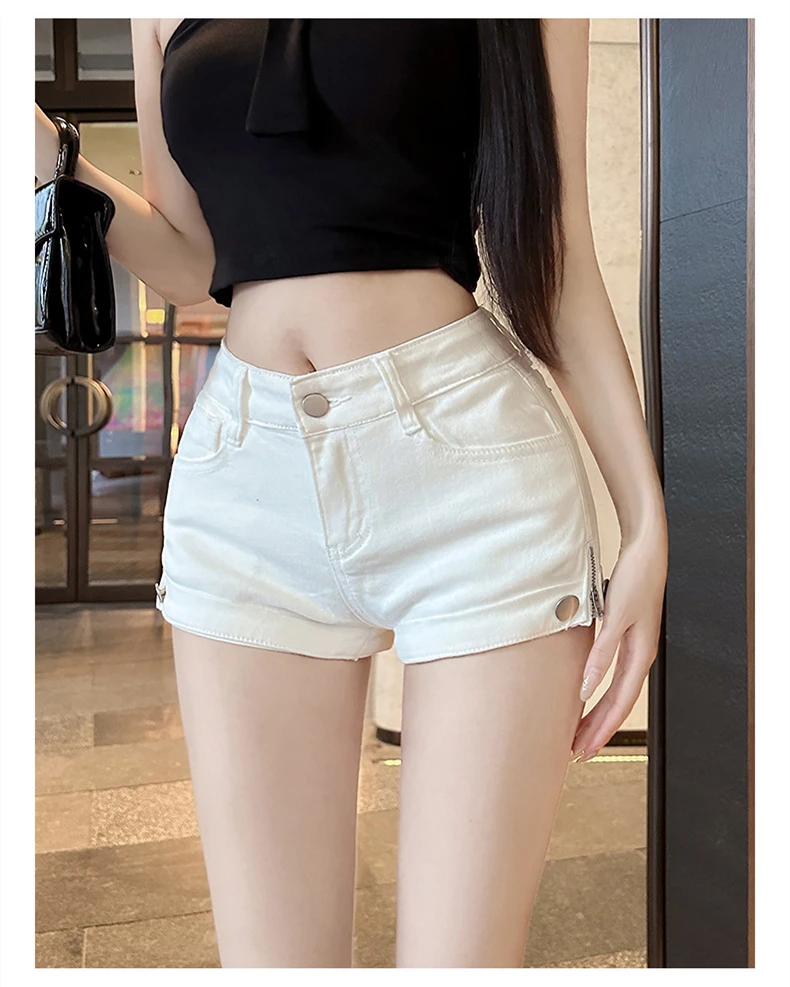 

new summer fashion casual brand female women girls skinny Denim shorts