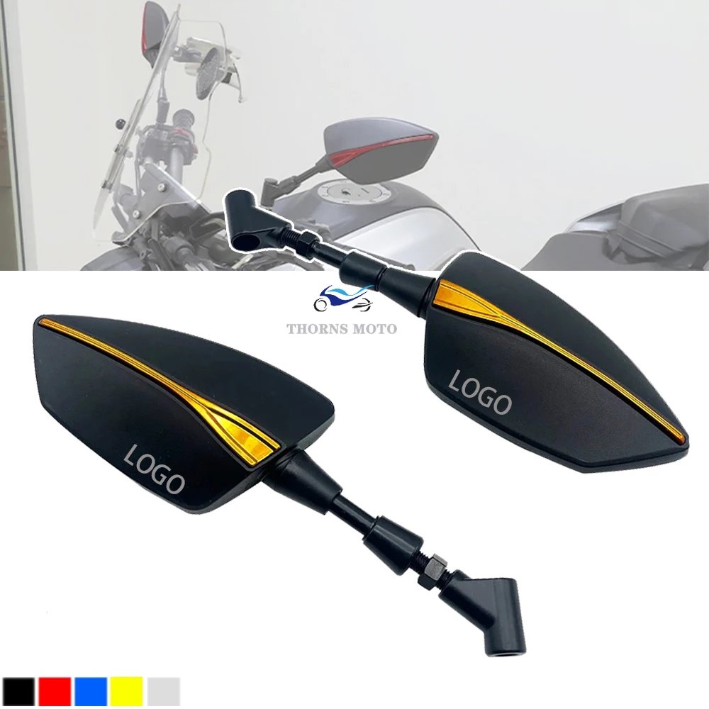 For Suzuki DRZ400SM DRZ400 SM DRZ 400SM DR-Z DRZ 400 SM High Quality Adjustable Side Mirrors, Left and Right Rearview Mirrors