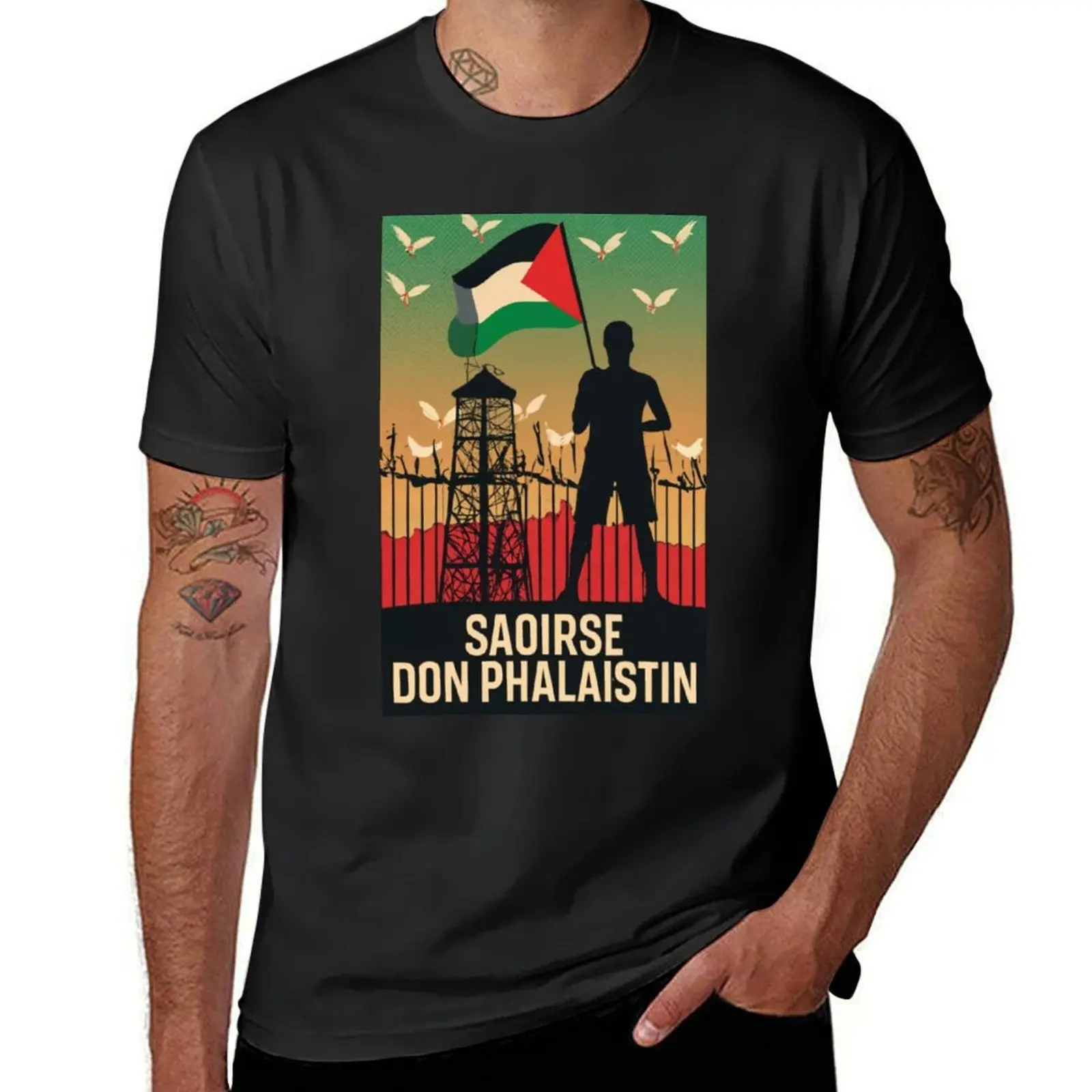 

saoirse don Phalaistín T-Shirt blanks new edition T-shirts for men cotton