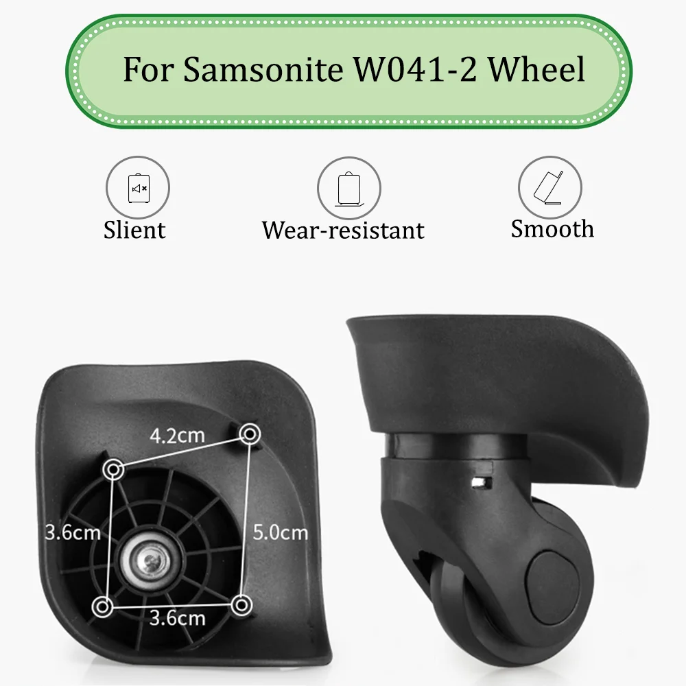 Suitable For Samsonite W041-2 Universal Wheel Trolley Case Wheel Replacement Luggage Pulley Sliding Casters Wear-resistant